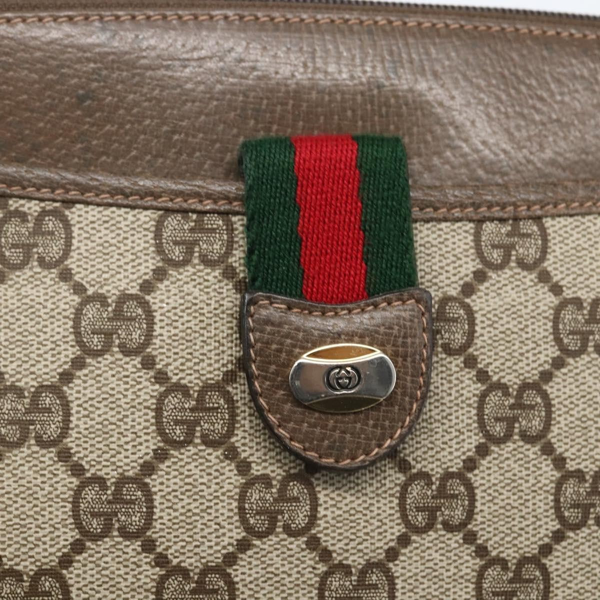 Gucci Vintage Web Crossbody Bag GG Coated Canvas, BEIGE, CANVAS, Shoulder bag