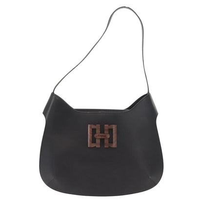 Salvatore Ferragamo Shoulder Bag Leather, BLACK, LEATHER, Shoulder bag