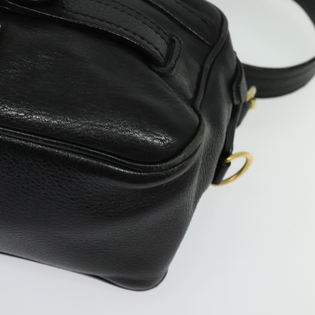 Burberry Shoulder Bag Leather, BLACK, LEATHER, Shoulder bag