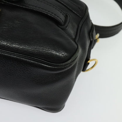Burberry Shoulder Bag Leather, BLACK, LEATHER, Shoulder bag
