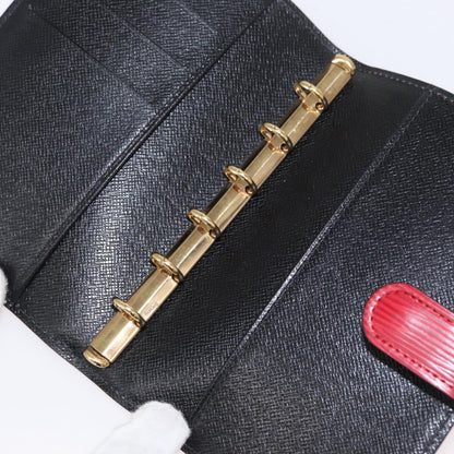 Louis Vuitton Agenda Cover Epi Leather, RED, LEATHER, Wallets