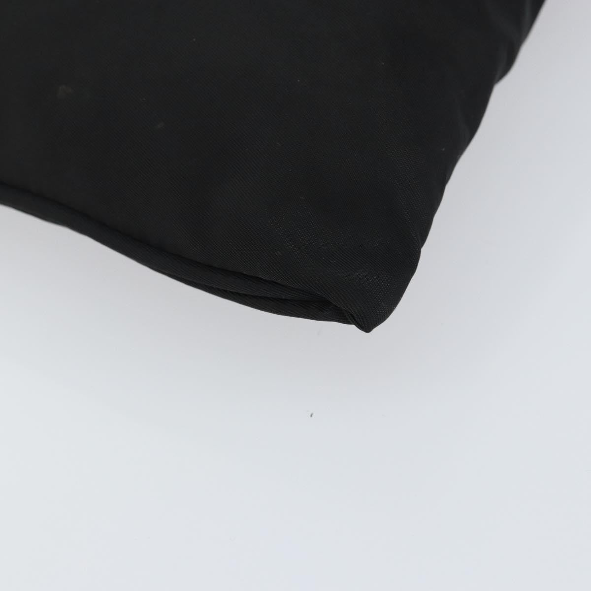 Prada Flat Messenger Bag Tessuto, BLACK, NYLON, Shoulder bag