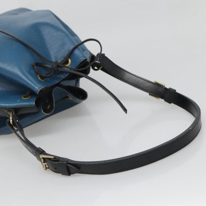 Louis Vuitton Petit Noe Handbag Epi Leather, BLUE, LEATHER, Handbag