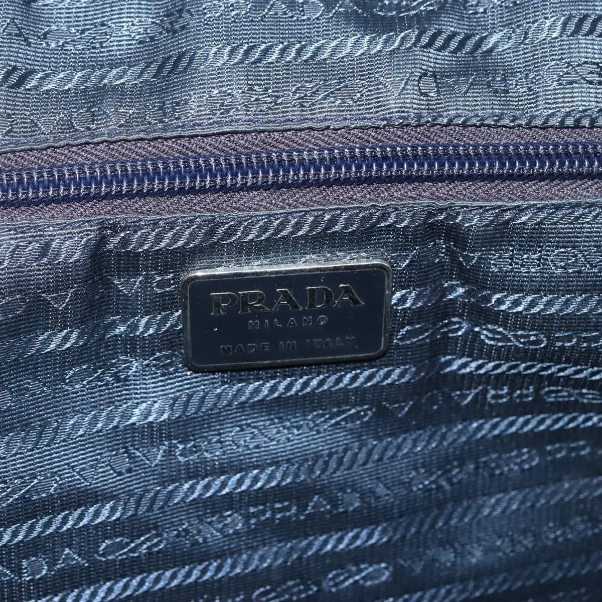 Prada Bowling Shoulder Bag Tessuto, NAVY, NYLON, Shoulder bag