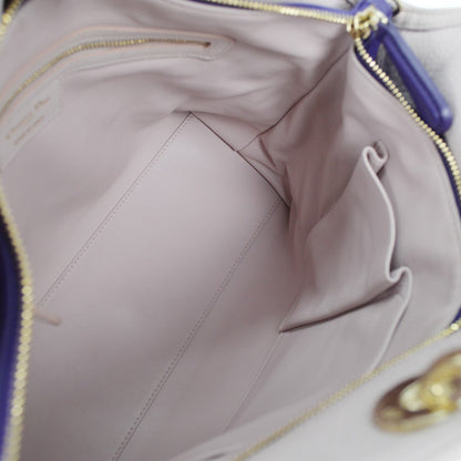 Christian Dior Granville Satchel Leather, PINK, CALFSKIN, Handbag