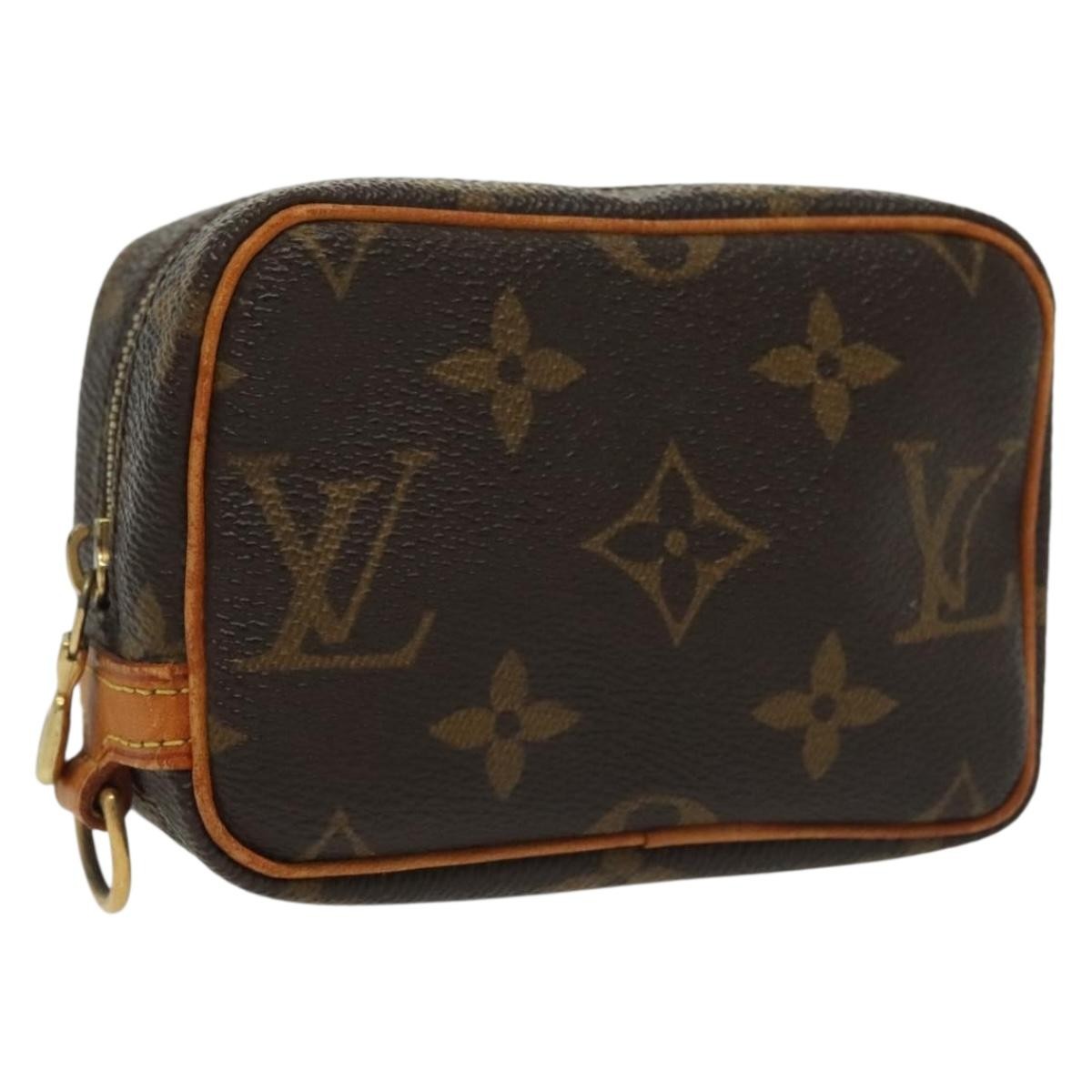 Louis Vuitton Wapity Trousse Pouch Monogram Canvas, BROWN, CANVAS, Clutche & pouche