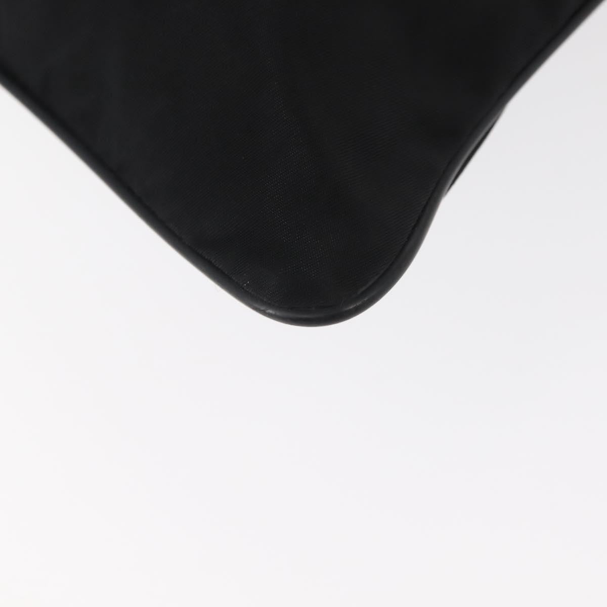 Prada Flat Messenger Bag Tessuto, BLACK, NYLON, Shoulder bag