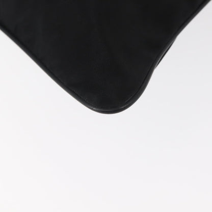 Prada Flat Messenger Bag Tessuto, BLACK, NYLON, Shoulder bag