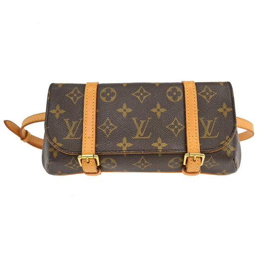 Louis Vuitton Marelle Waist Bag Monogram Canvas, Brown, Canvas, Clutch