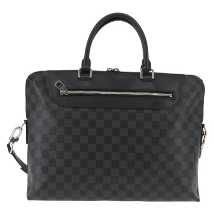 Louis Vuitton Porte-Documents Jour NM Bag Damier Graphite, BLACK, CANVAS, Briefcase