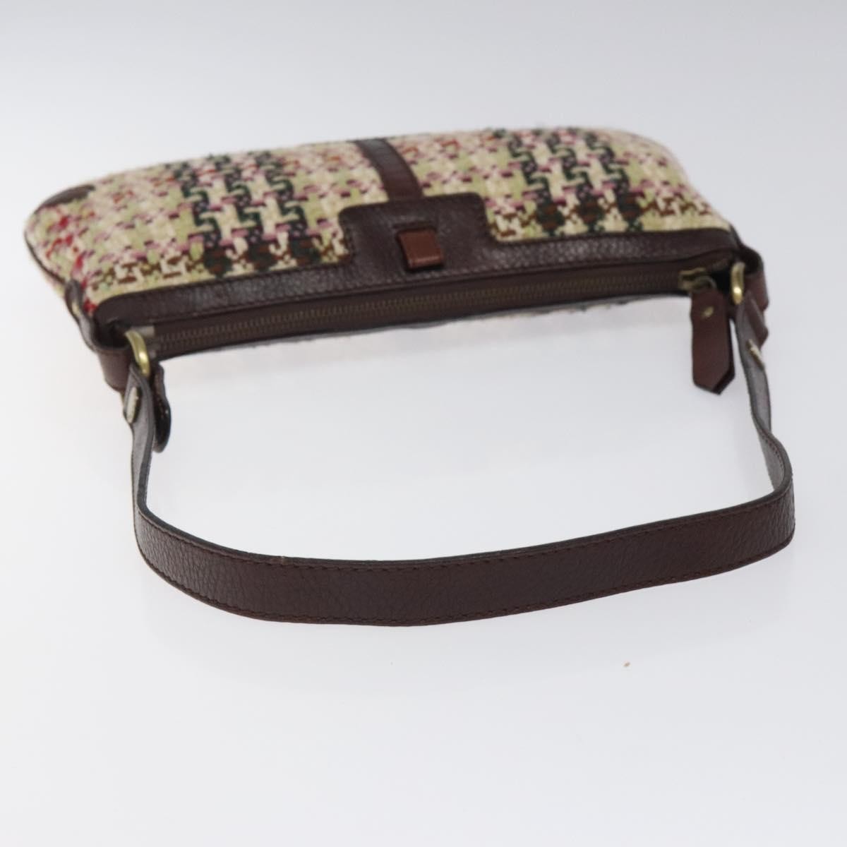 Burberry Vintage Shoulder Bag Wool, BEIGE, WOOL, Shoulder bag