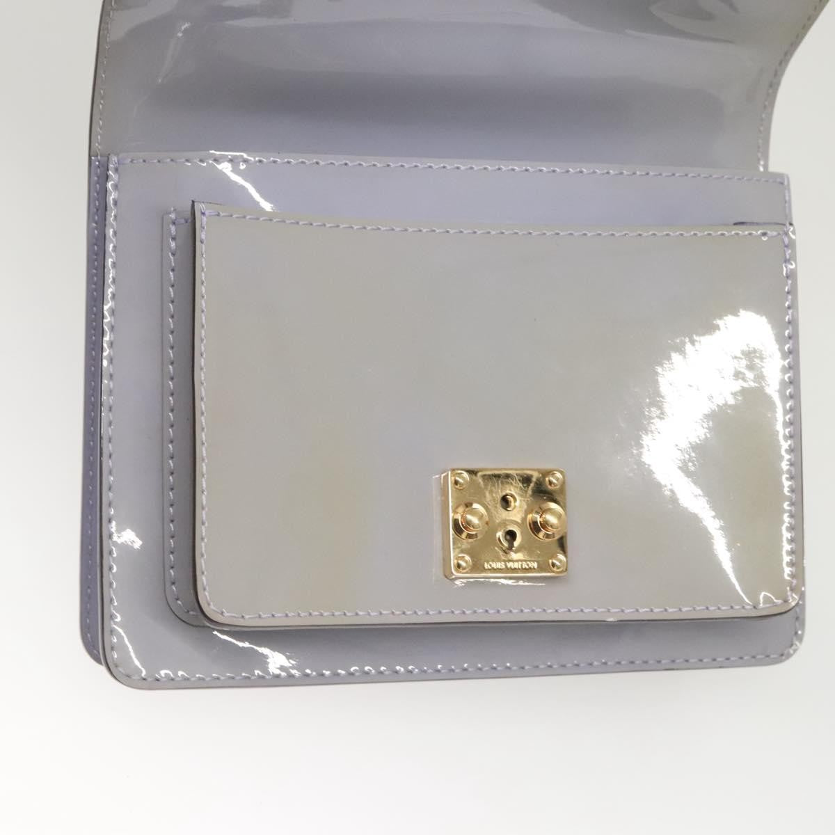 Louis Vuitton Monceau Handbag Vernis, Purple, Patent Leather, Handbag