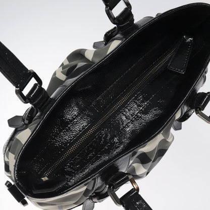 Burberry Lowry Convertible Tote Beat Check Nylon, BLACK, NYLON, Tote bag