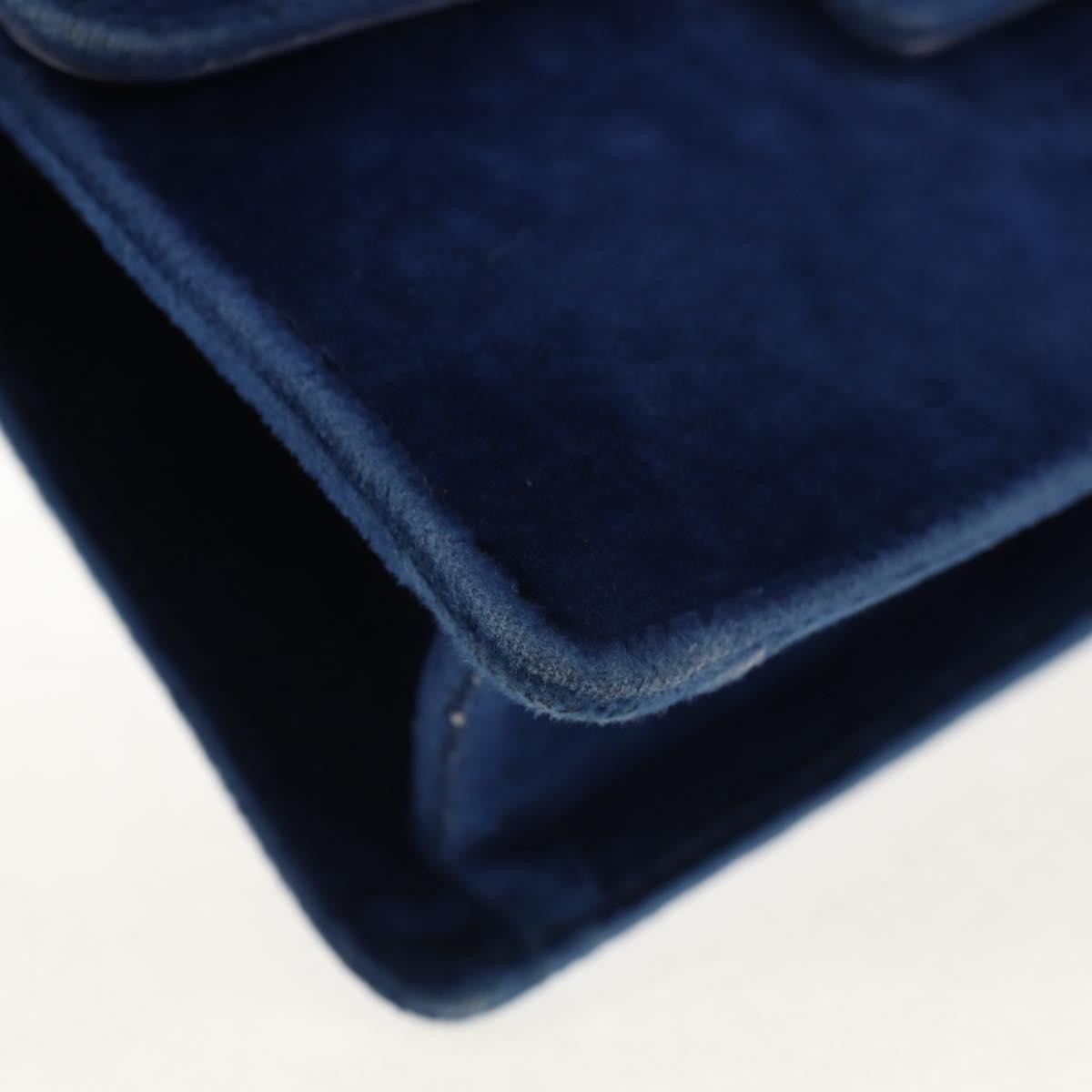 Gucci G Broadway Shoulder Bag Velvet with Crystals, BLUE, VELVET, Shoulder bag