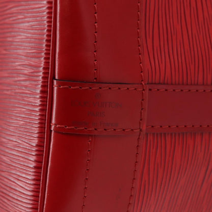Louis Vuitton Noe Handbag Epi leather, RED, LEATHER, Shoulder bag