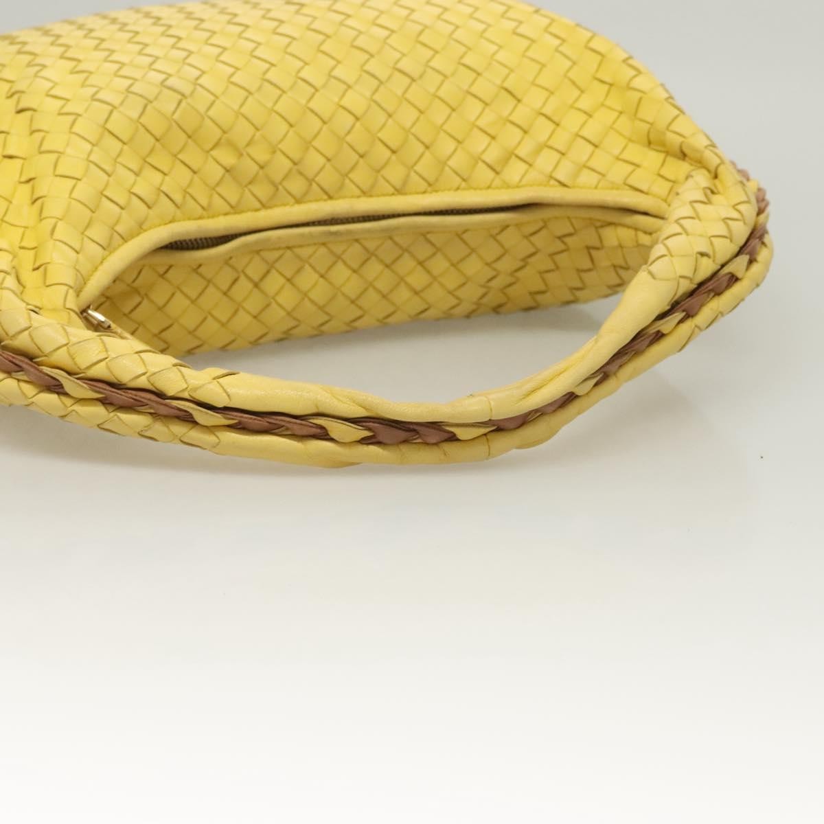 Bottega Veneta Veneta Hobo Intrecciato Nappa, YELLOW, LEATHER, Handbag
