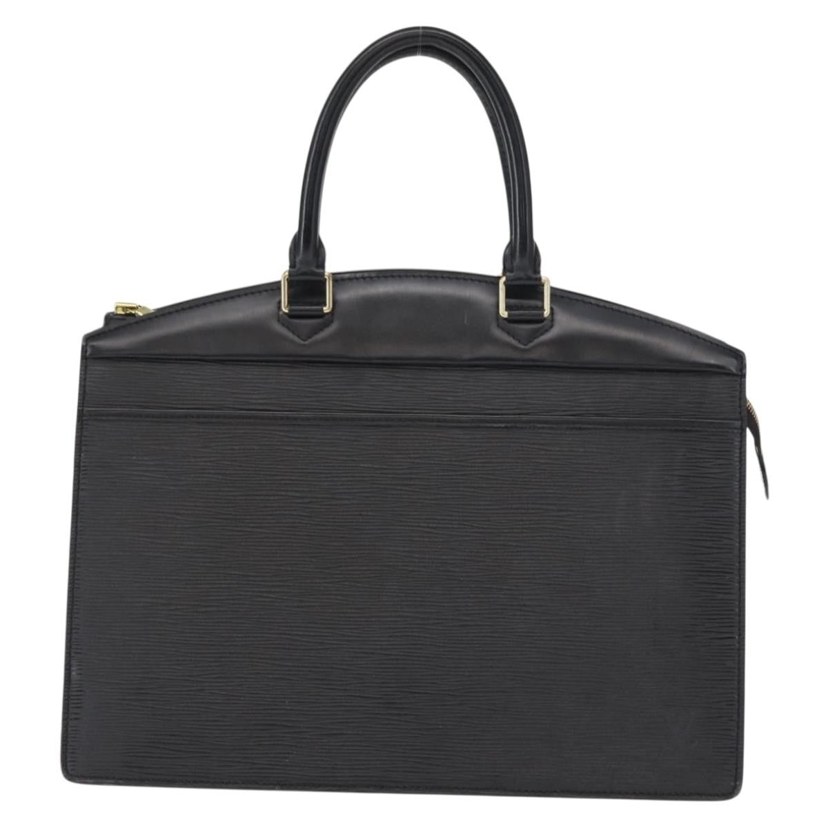 Louis Vuitton Riviera Handbag Epi Leather, BLACK, LEATHER, Handbag