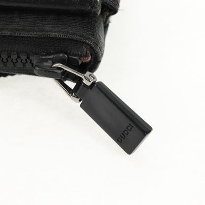 Gucci Waist Bag GG Coated Canvas, BLACK, CANVAS, Shoulder bag
