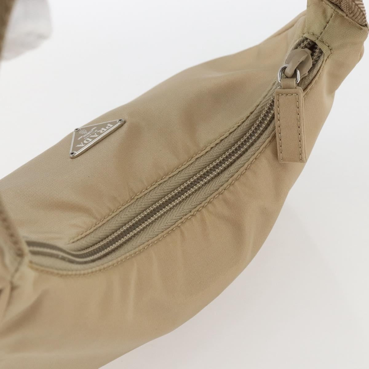 Prada Hobo Tessuto, BEIGE, NYLON, Handbag