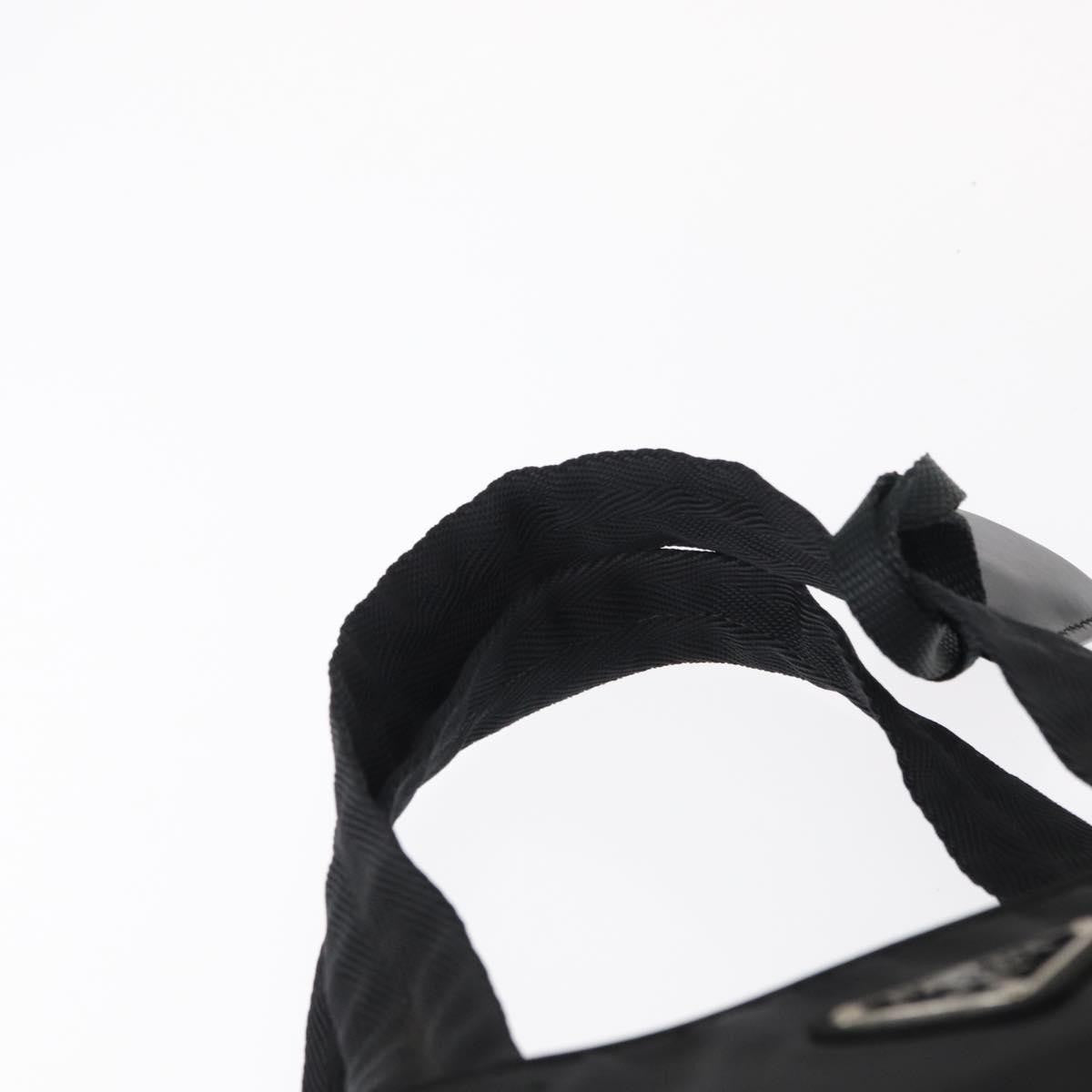 Prada Bowling Shoulder Bag Tessuto, BLACK, NYLON, Shoulder bag