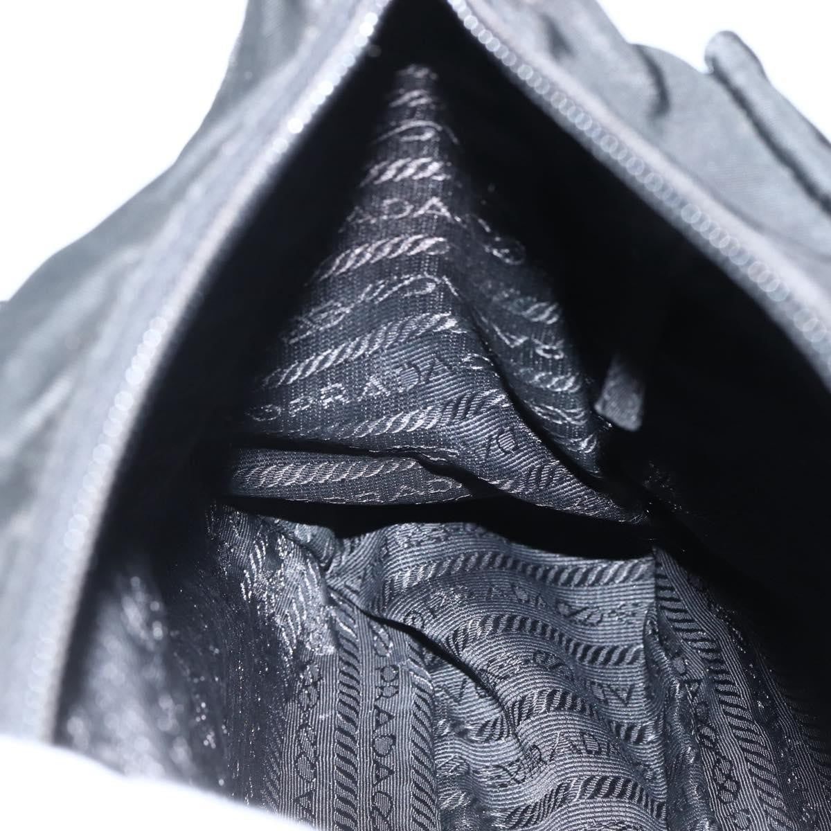 Prada Buckle Messenger Bag Tessuto, BLACK, NYLON, Crossbody bag