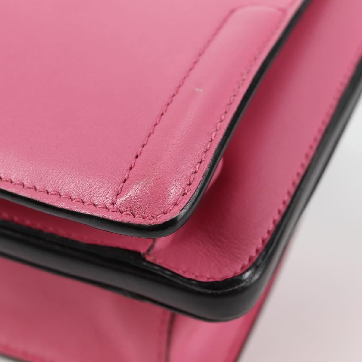 Prada Belle Top Handle Bag City Calf, PINK, LEATHER, Handbag