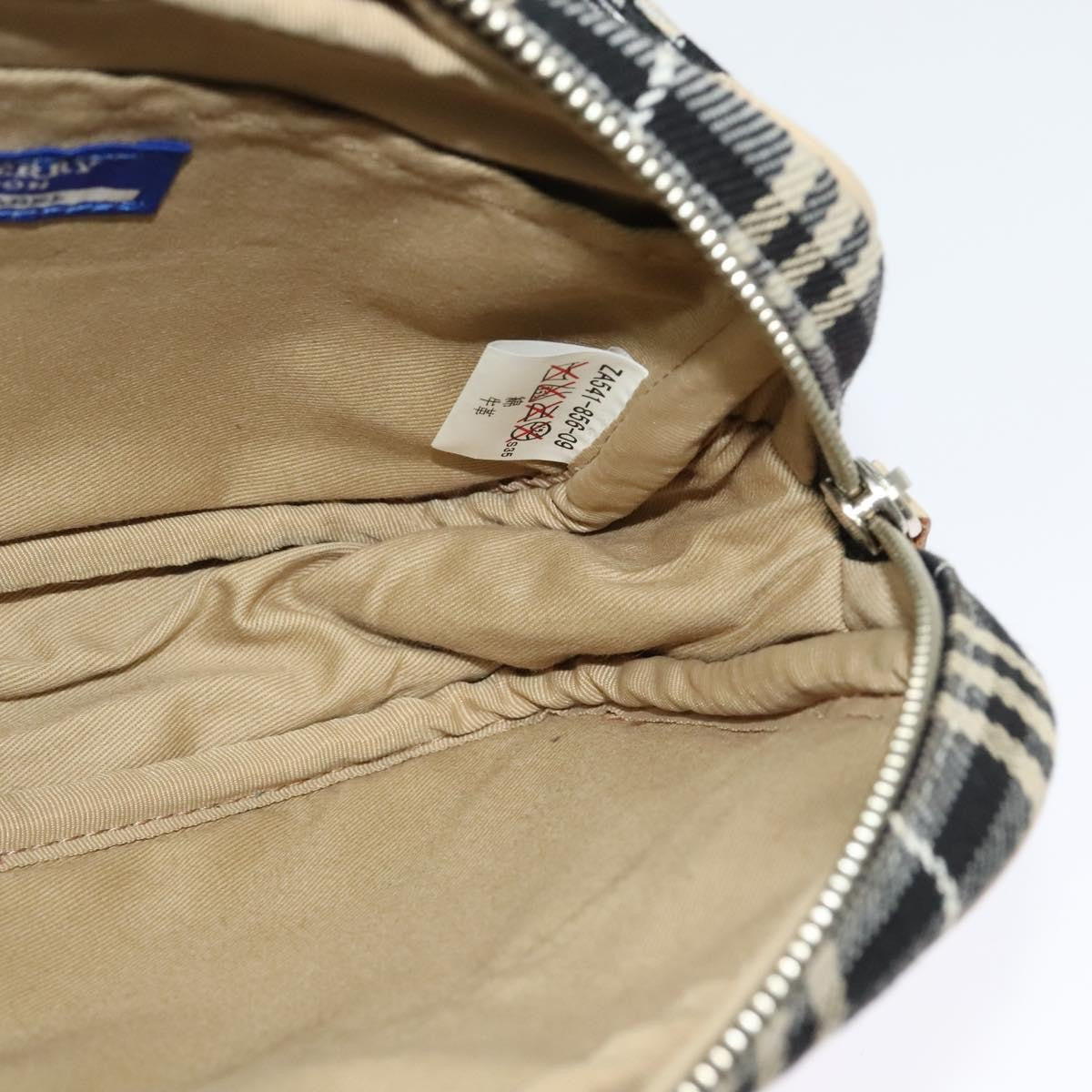 Burberry Waist Bag Vintage Check Canvas, BLUE, CANVAS, Shoulder bag