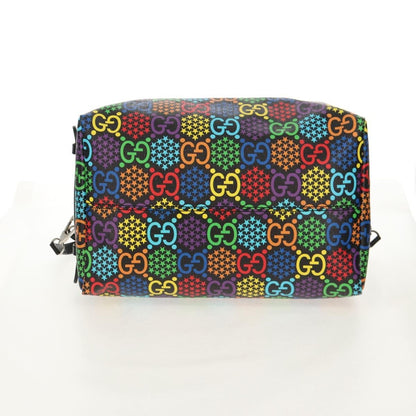 Gucci Convertible Duffle Backpack Psychedelic Print GG Coated Canvas, MULTICOLOUR, PVC, Travel bag