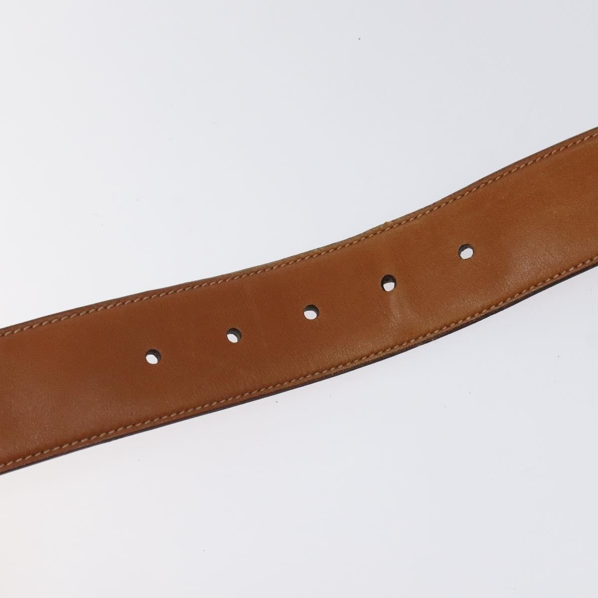 Gucci Buckle Belt Studded Leather, BROWN, LEATHER, Belts