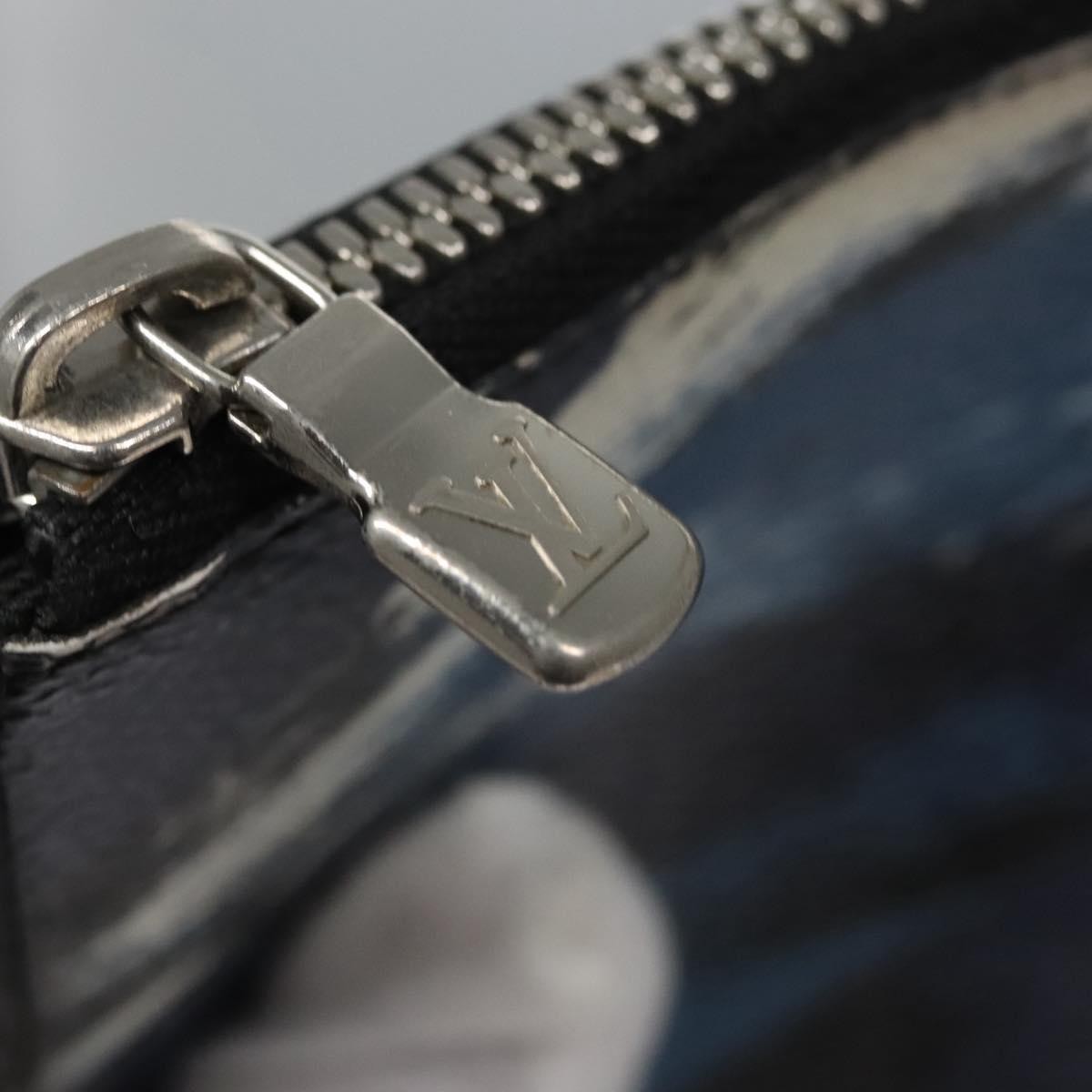 Louis Vuitton Pochette Jour Limited Edition Camouflage Printed Coated Canvas, BLUE, LEATHER, Clutche & pouche