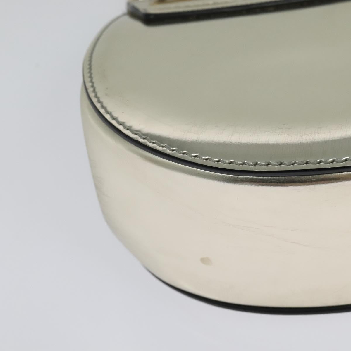 Chloe Drew Shoulder Bag Leather, SILVER, LEATHER, Shoulder bag