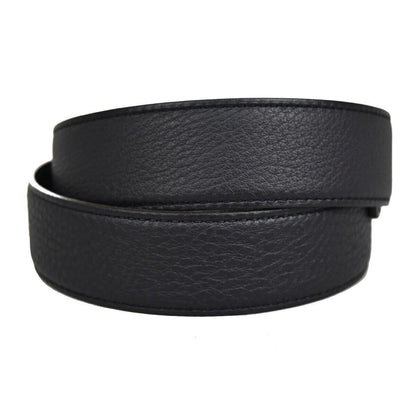 Hermes Constance Reversible Belt Leather, NAVY, LEATHER, Belts