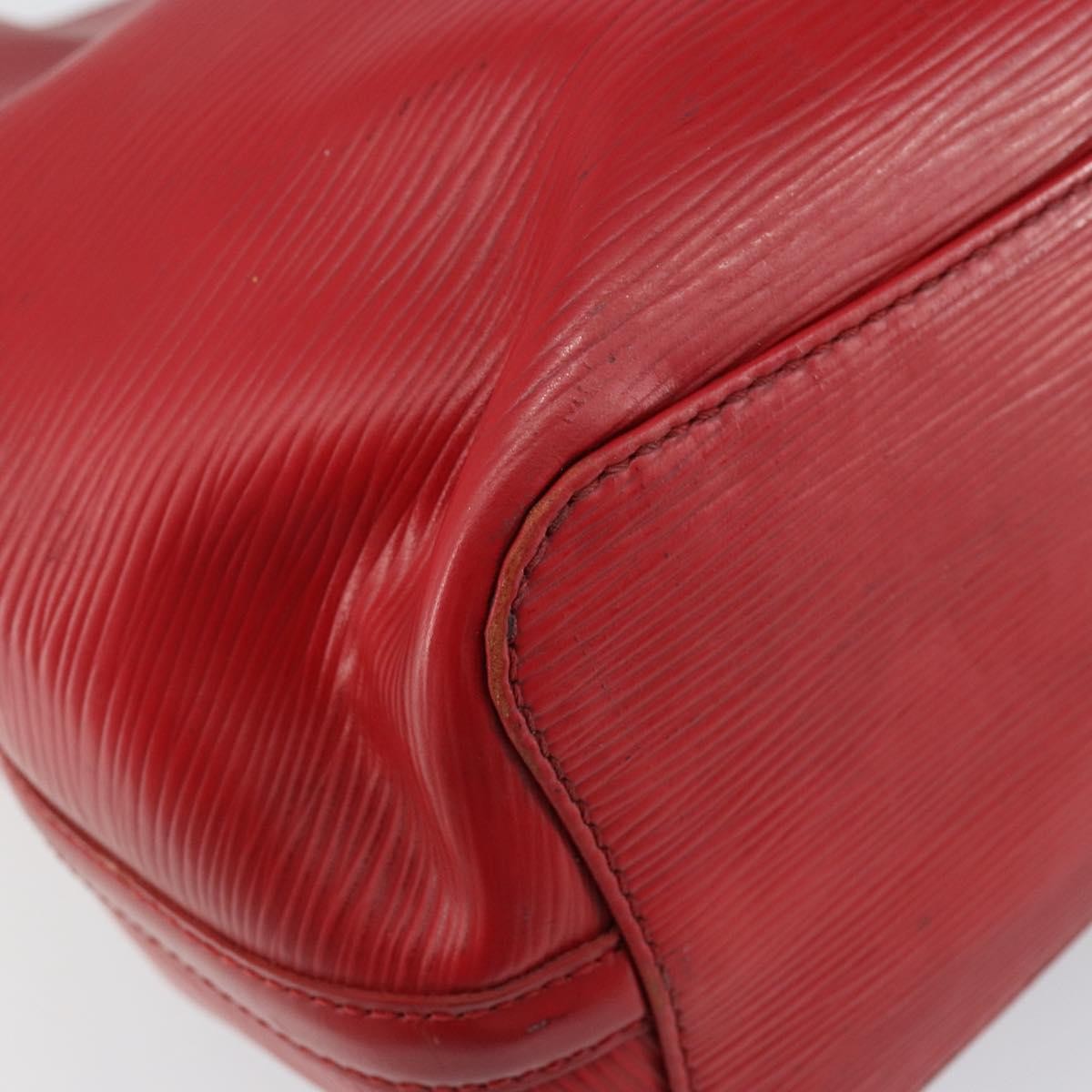 Louis Vuitton Mandara Handbag Epi Leather, RED, LEATHER, Shoulder bag