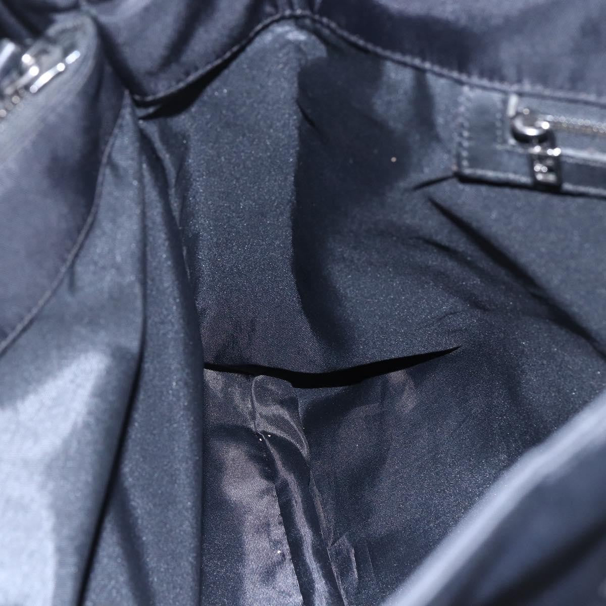 Fendi Vintage FF Tote Nylon, BLACK, NYLON, Tote bag