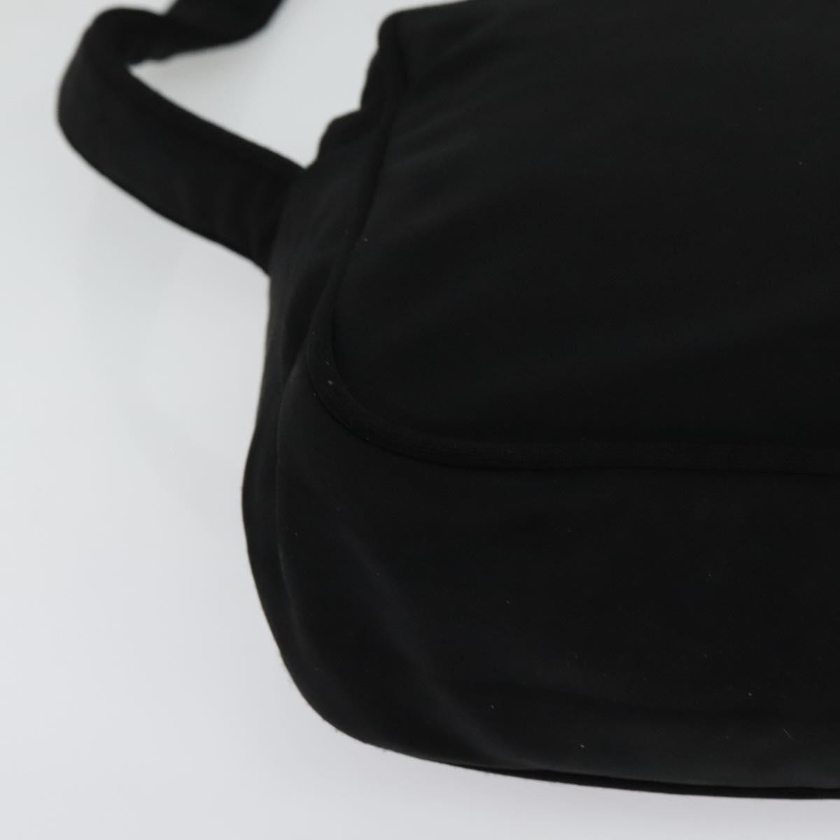 Miu Miu Zip Shoulder Bag Nylon, BLACK, NYLON, Shoulder bag