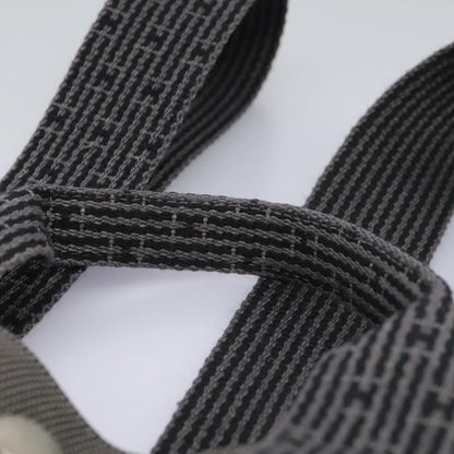 Hermes Herline Backpack Canvas, GRAY, CANVAS, Backpack