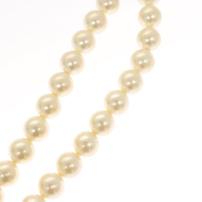 Chanel CC Pearl Necklace Faux Pearls and Metal, WHITE, METAL, Necklace