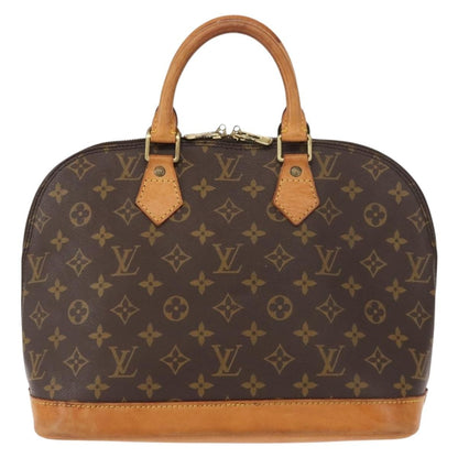 Louis Vuitton Alma Handbag Monogram Canvas, BROWN, CANVAS, Handbag