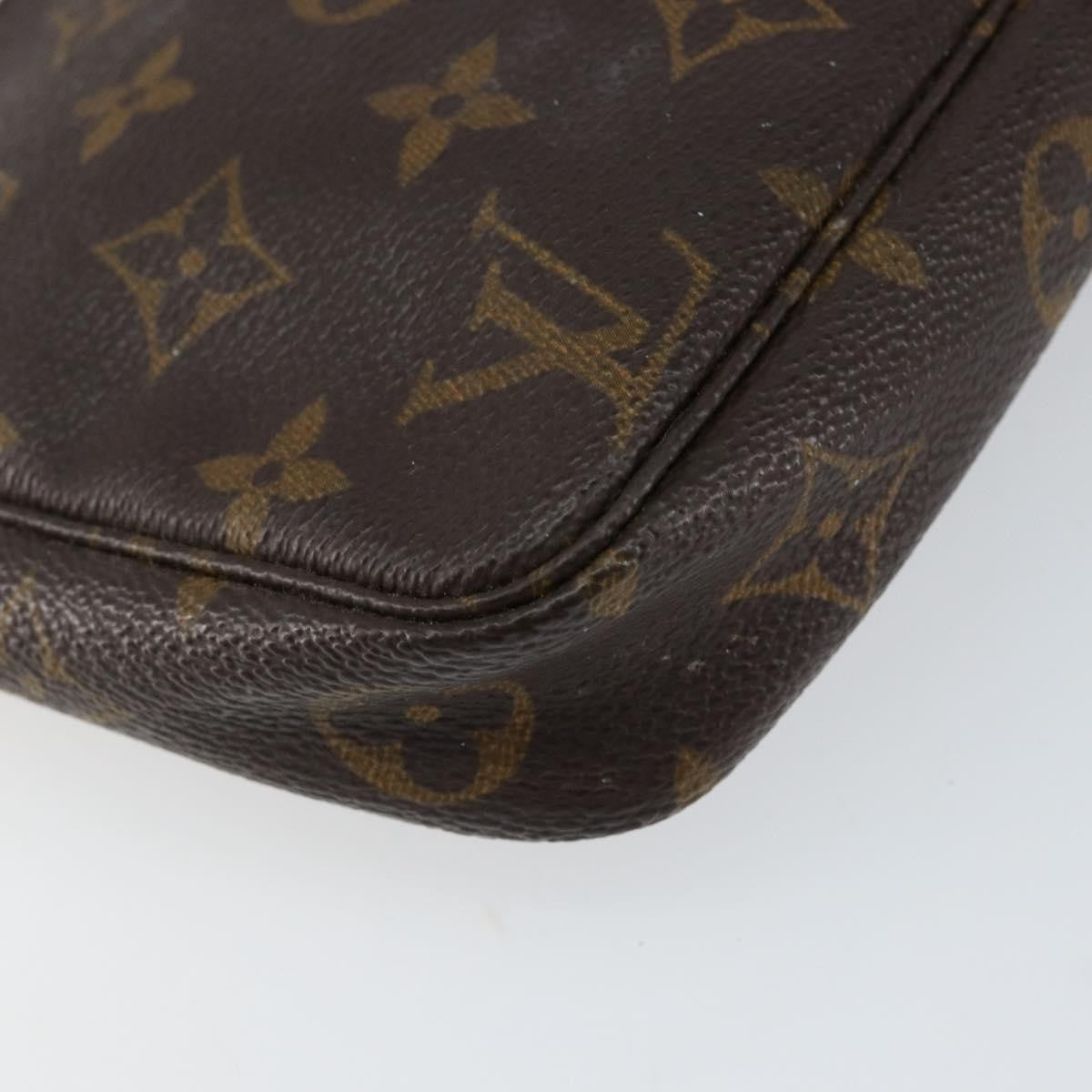 Louis Vuitton Pochette Accessoires NM Monogram Canvas, BROWN, CANVAS, Clutche & pouche
