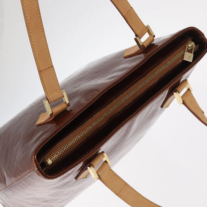 Louis Vuitton Houston Handbag Monogram Vernis, BROWN, PATENT_LEATHER, Handbag