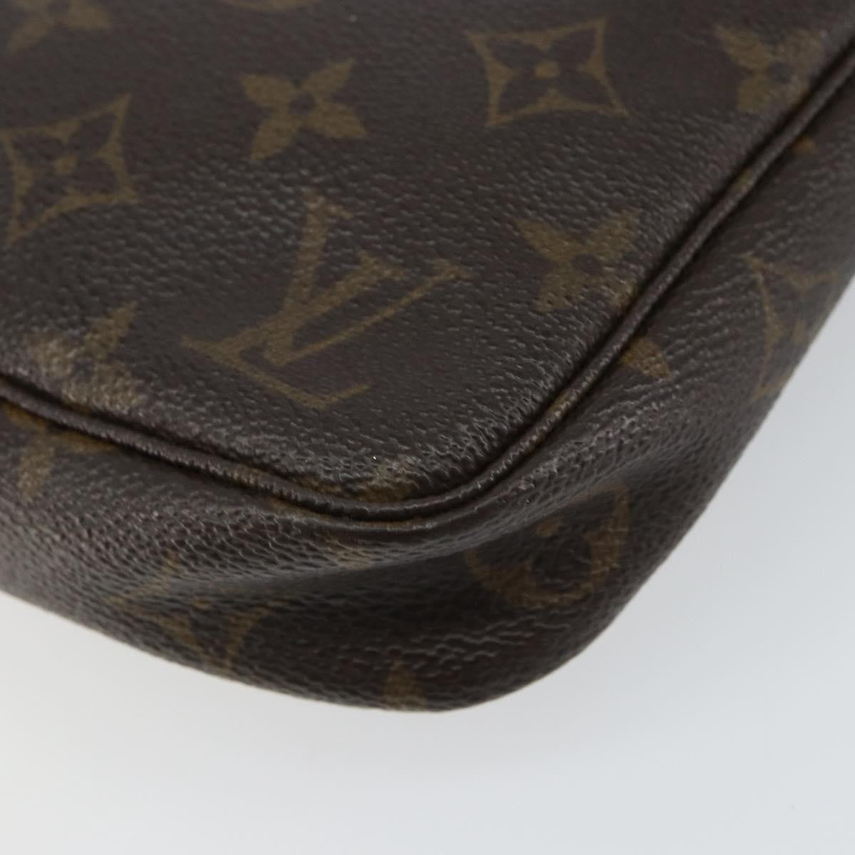 Louis Vuitton Pochette Accessoires NM Monogram Canvas, BROWN, CANVAS, Clutche & pouche