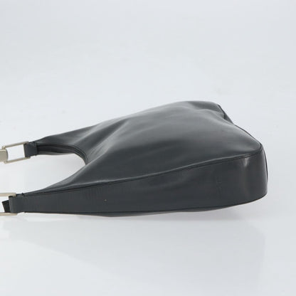 Prada Vintage Handbag Leather, BLACK, LEATHER, Shoulder bag