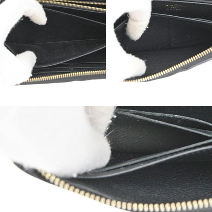 Louis Vuitton Zippy Wallet NM Leather Empreinte, BLACK, LEATHER, Wallets