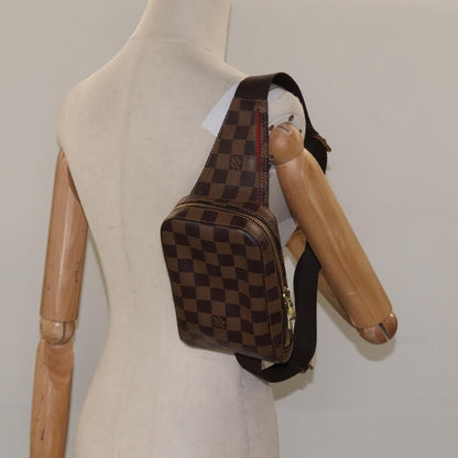 Louis Vuitton Geronimos Waist Bag Damier, BROWN, CANVAS, Clutche & pouche
