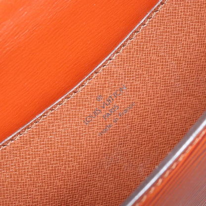 Louis Vuitton Grenelle Shoulder Bag Epi Leather, BROWN, LEATHER, Shoulder bag