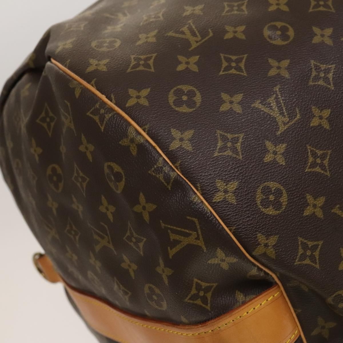 Louis Vuitton Sac Polochon Handbag Monogram Canvas, BROWN, CANVAS, Travel bag