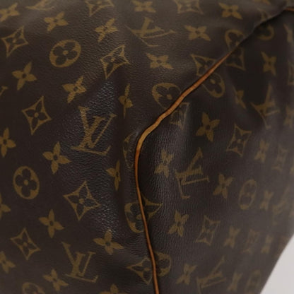 Louis Vuitton Keepall Bag Monogram Canvas, BROWN, CANVAS, Travel bag