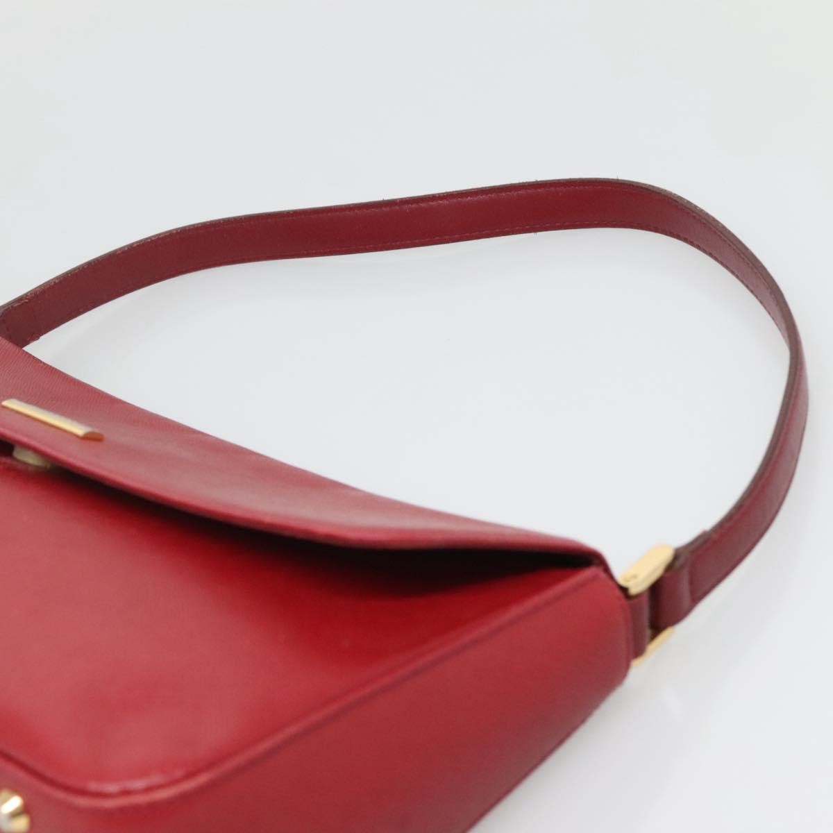 Burberry Vintage Handbag Leather, RED, LEATHER, Handbag