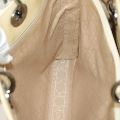 Christian Dior Vintage Lady Dior Patent Patent leather, BEIGE, PATENT_LEATHER, Handbag