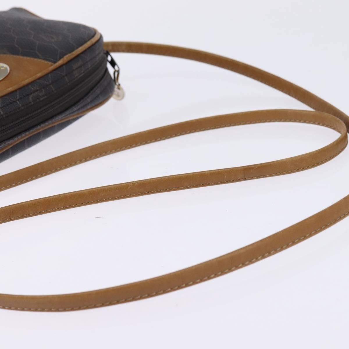 Christian Dior Vintage Honeycomb Shoulder Bag Canvas, BLACK, CANVAS, Shoulder bag